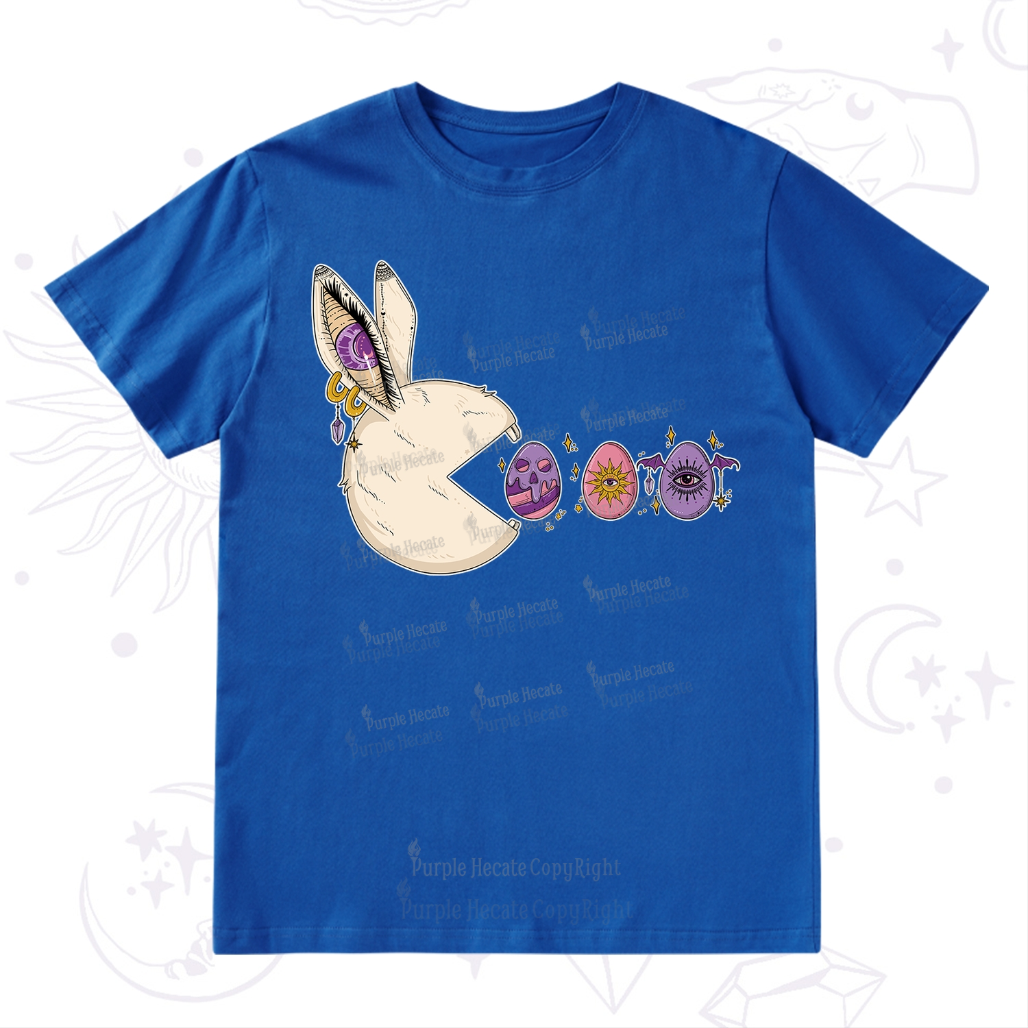 Purplehecate Egg Hunter Bunny Easter T-Shirt