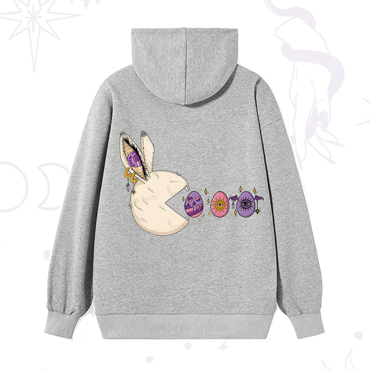 Purplehecate Egg Hunter Bunny Easter Hoodie