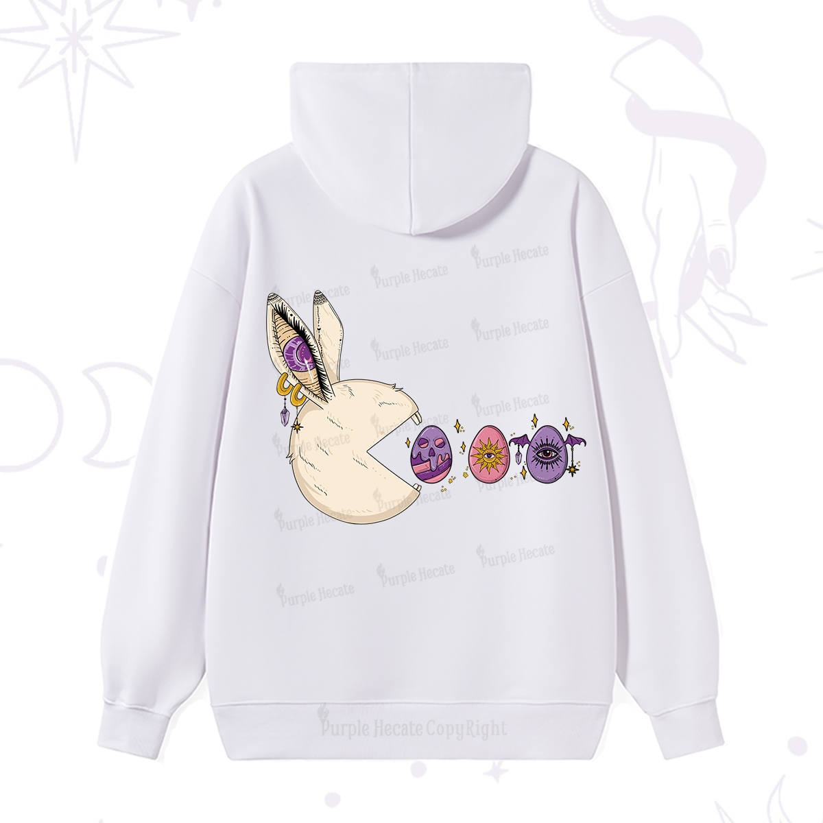 Purplehecate Egg Hunter Bunny Easter Hoodie