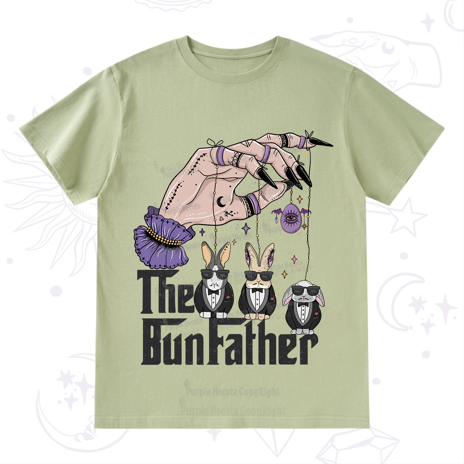 Purplehecate The Bunfather Easter T-Shirt