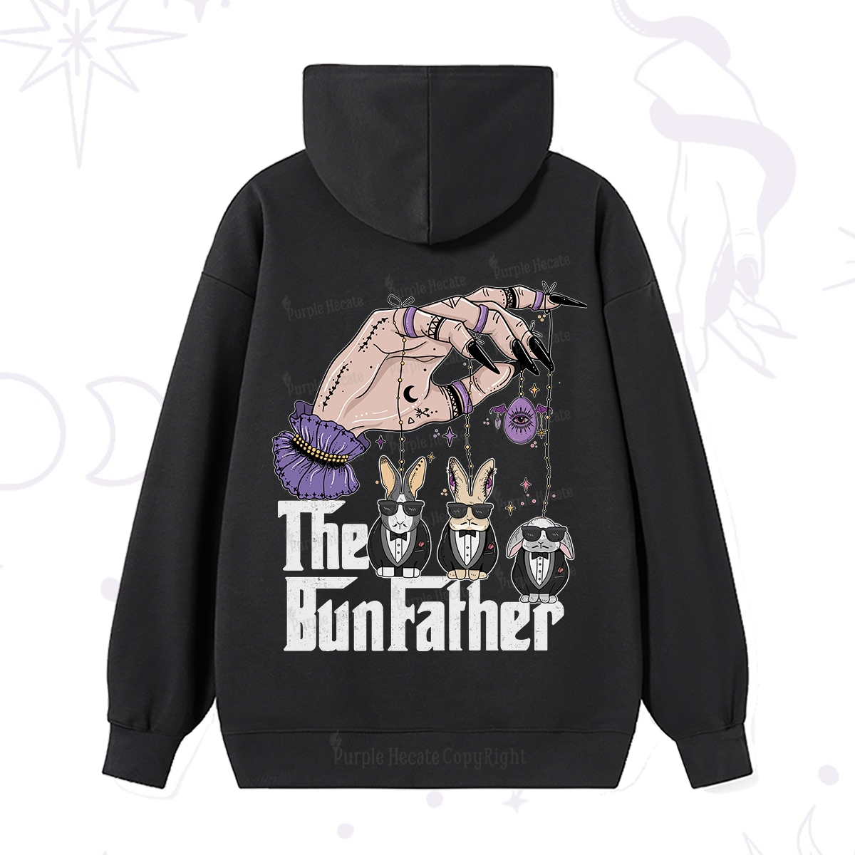 Purplehecate The Bunfather Easter Hoodie