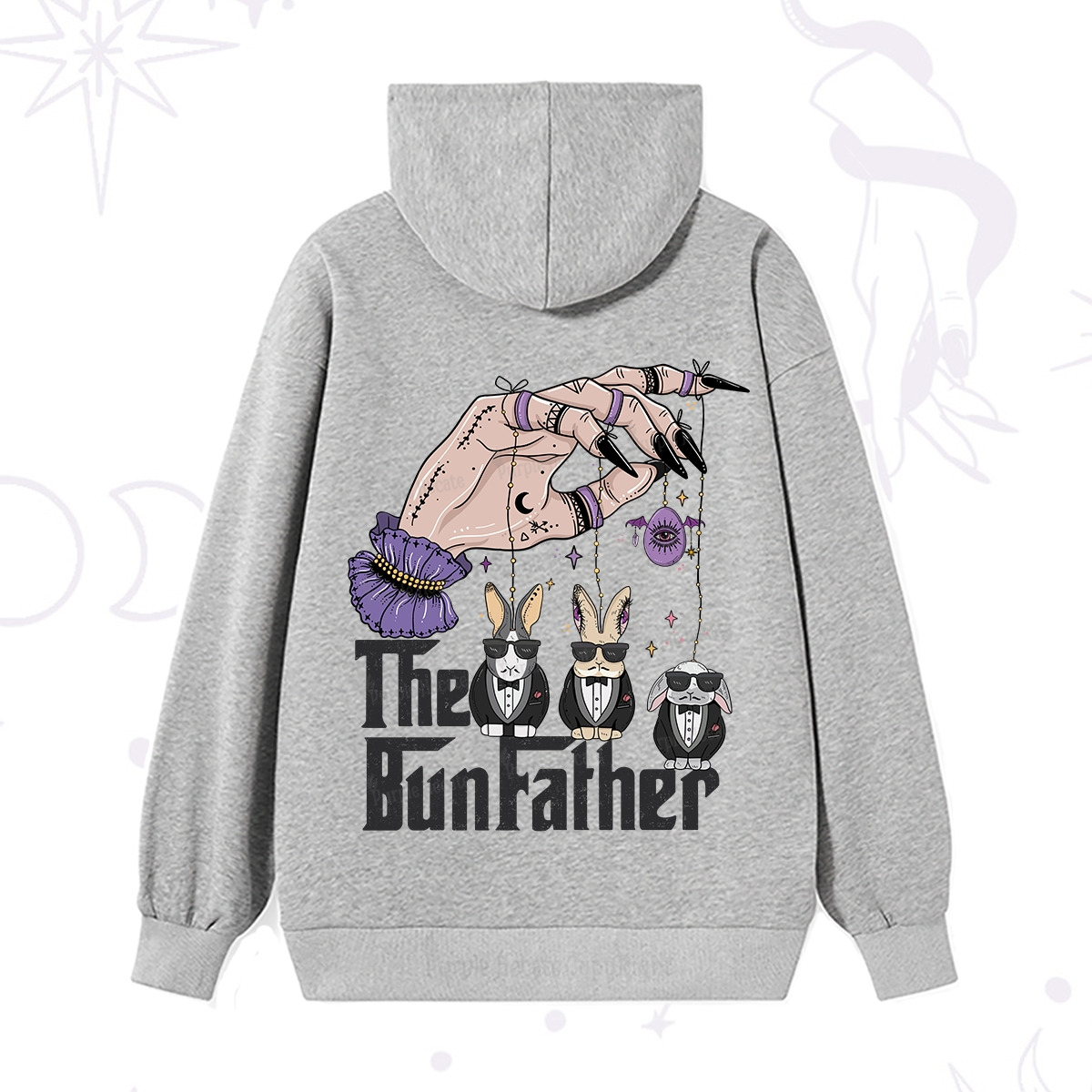 Purplehecate The Bunfather Easter Hoodie