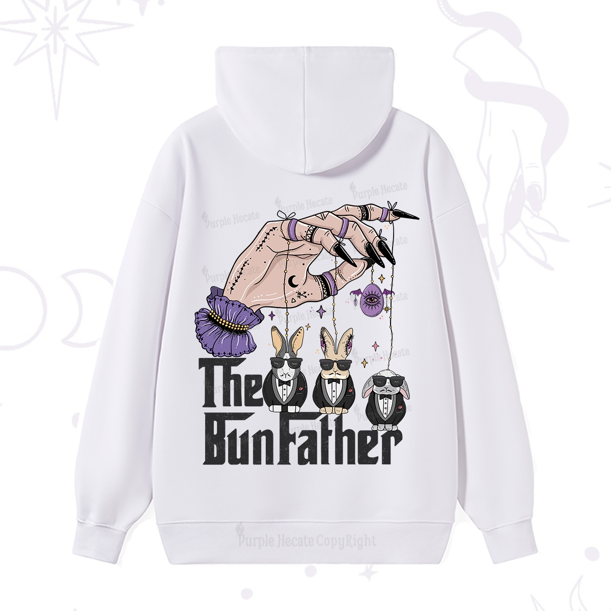 Purplehecate The Bunfather Easter Hoodie