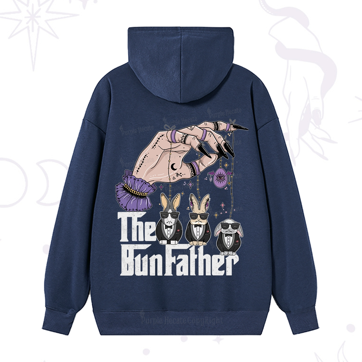 Purplehecate The Bunfather Easter Hoodie