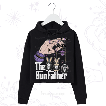 Purplehecate The Bunfather Easter Crop Hoodie