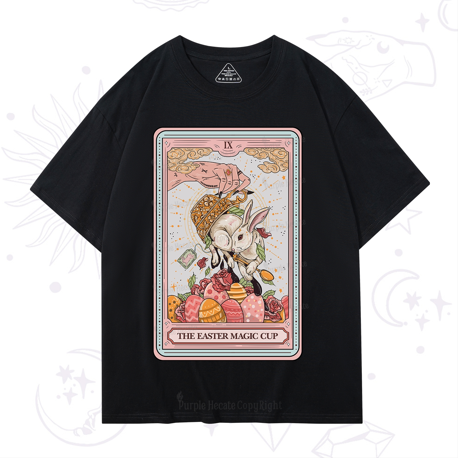 Purplehecate The Easter Magic Cup Tarot T-Shirt