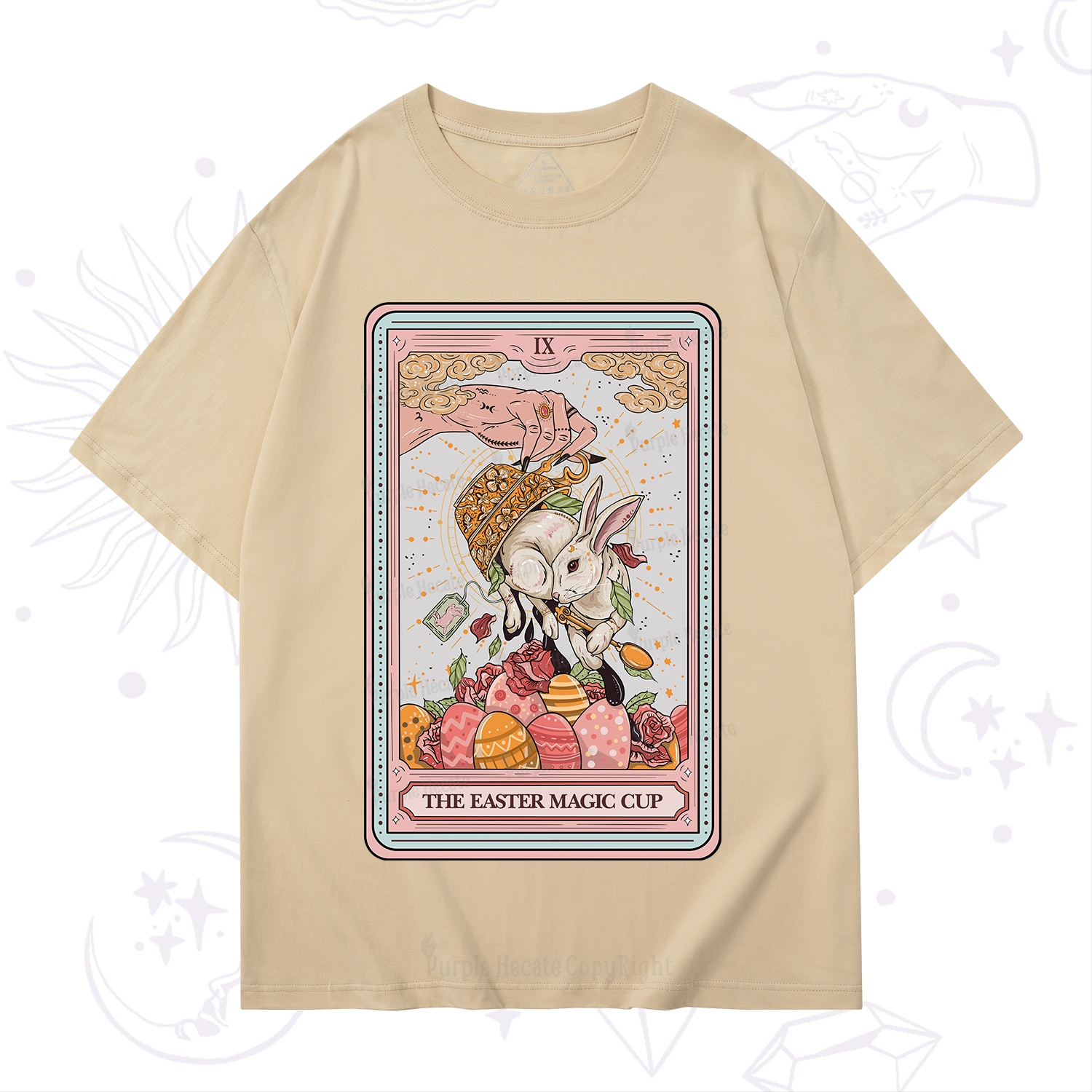 Purplehecate The Easter Magic Cup Tarot T-Shirt