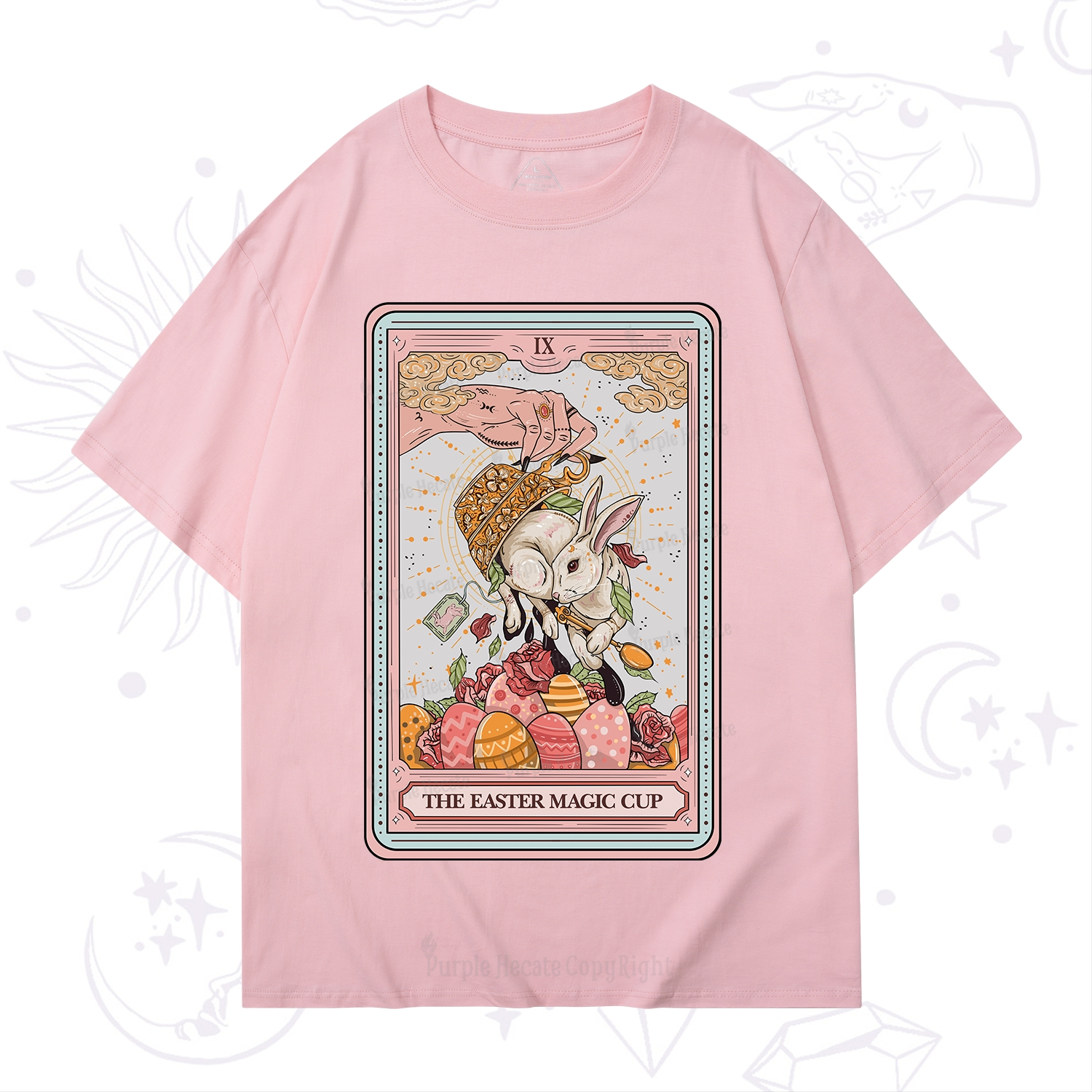 Purplehecate The Easter Magic Cup Tarot T-Shirt