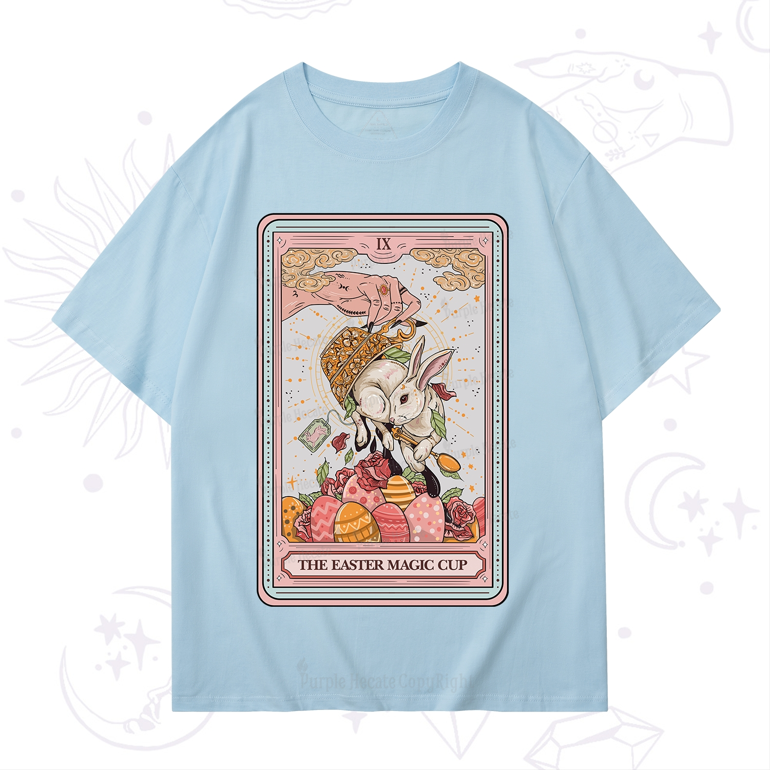 Purplehecate The Easter Magic Cup Tarot T-Shirt