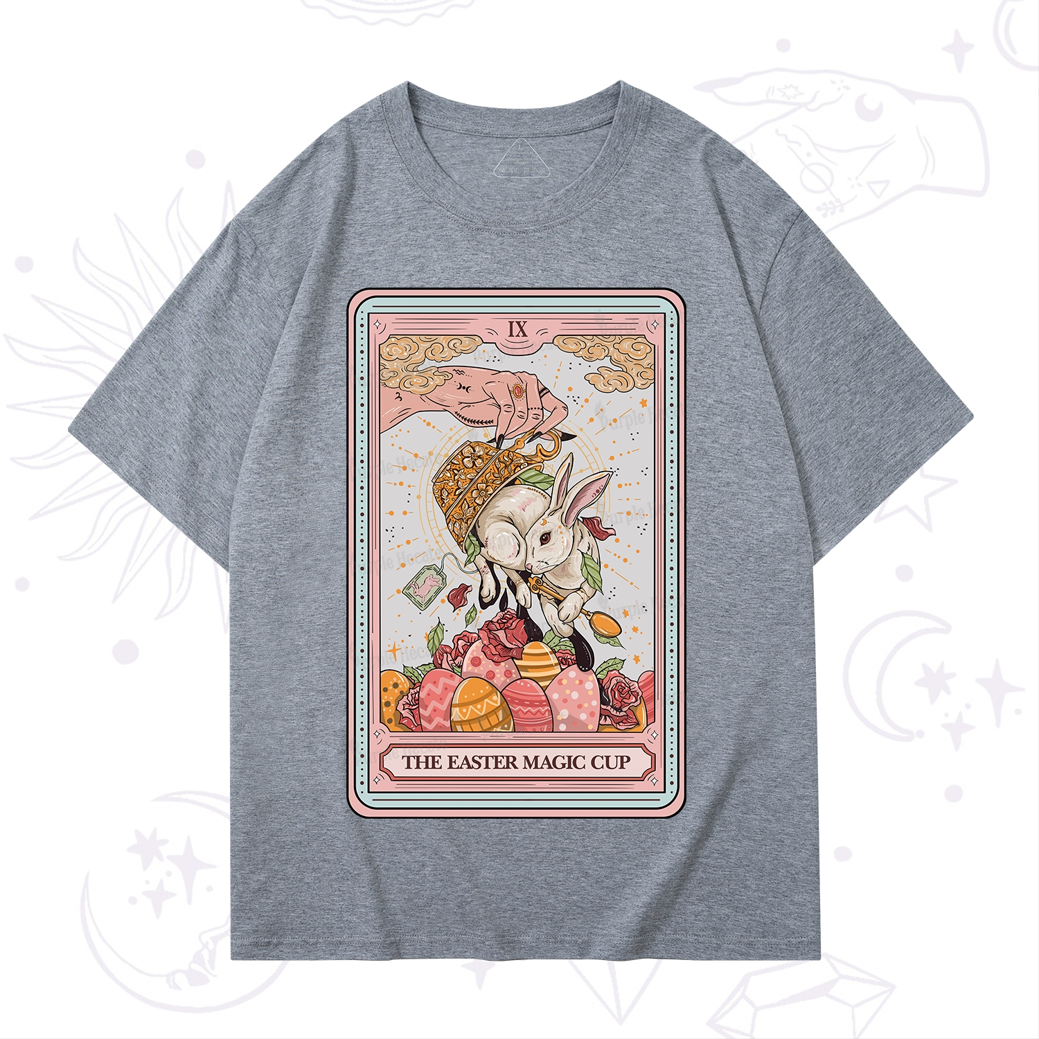 Purplehecate The Easter Magic Cup Tarot T-Shirt