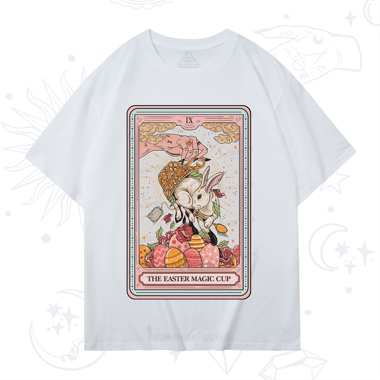Purplehecate The Easter Magic Cup Tarot T-Shirt