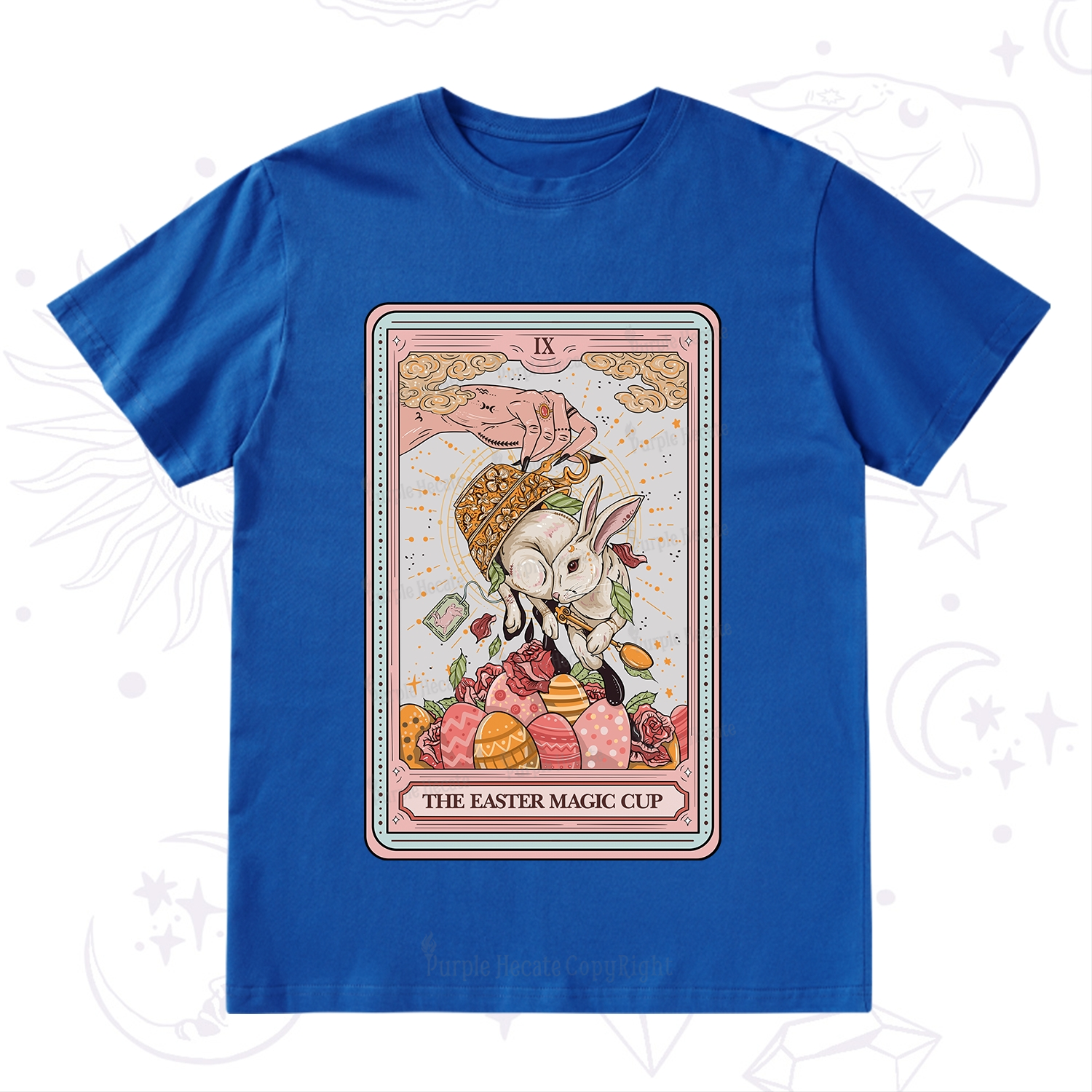 Purplehecate The Easter Magic Cup Tarot T-Shirt