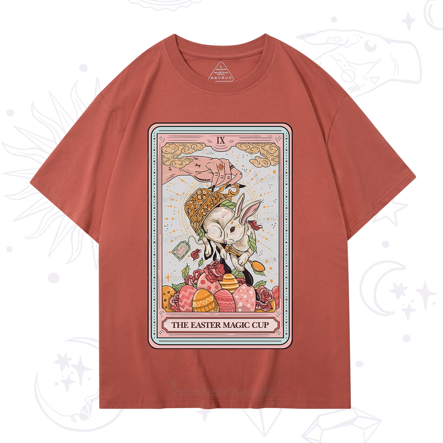 Purplehecate The Easter Magic Cup Tarot T-Shirt