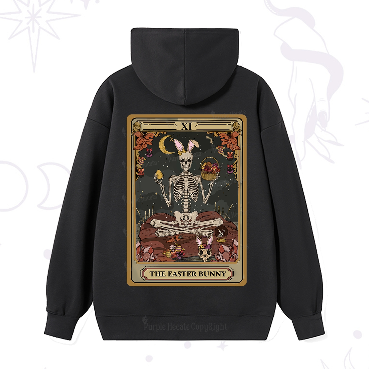 Purplehecate The Easter Bunny Tarot Hoodie