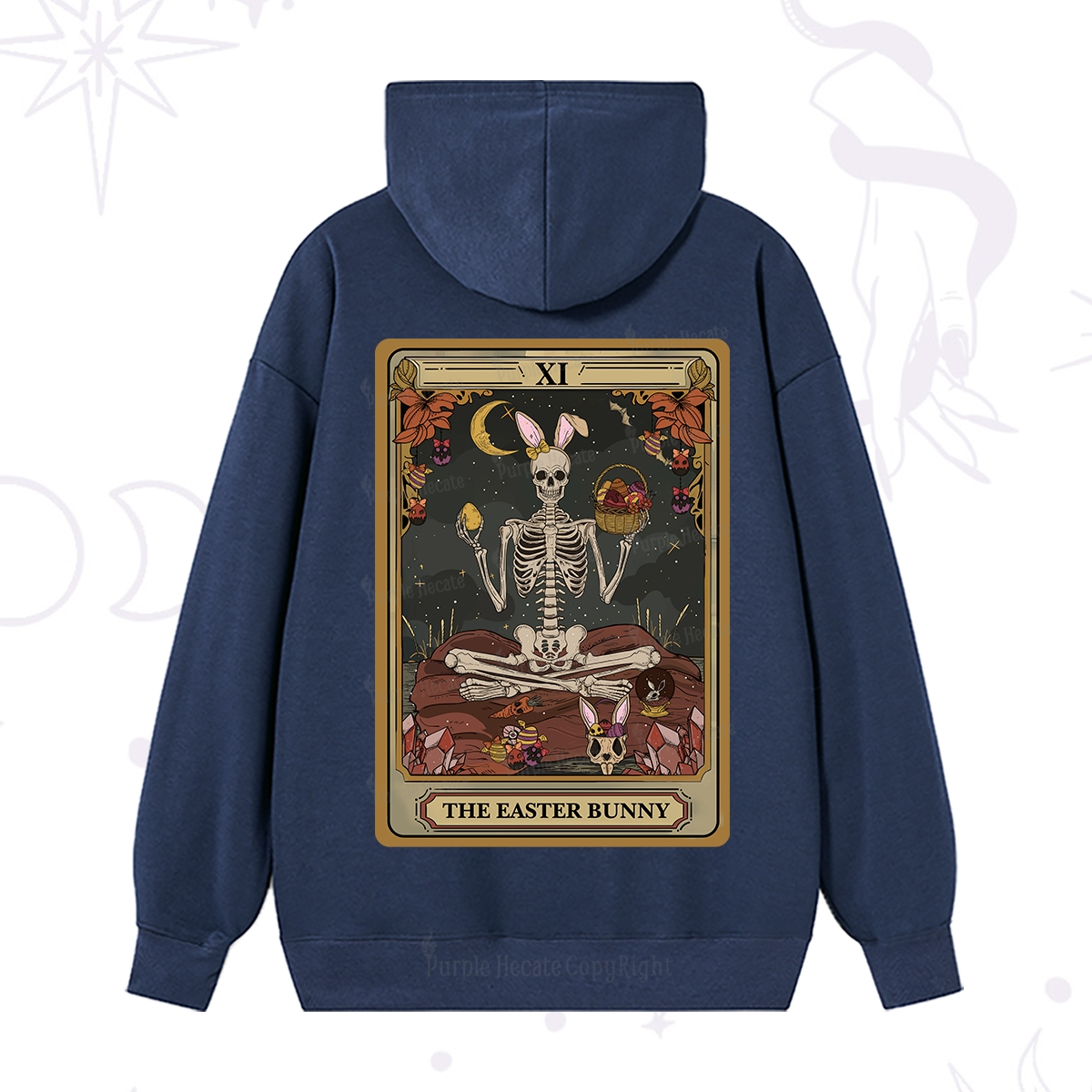 Purplehecate The Easter Bunny Tarot Hoodie
