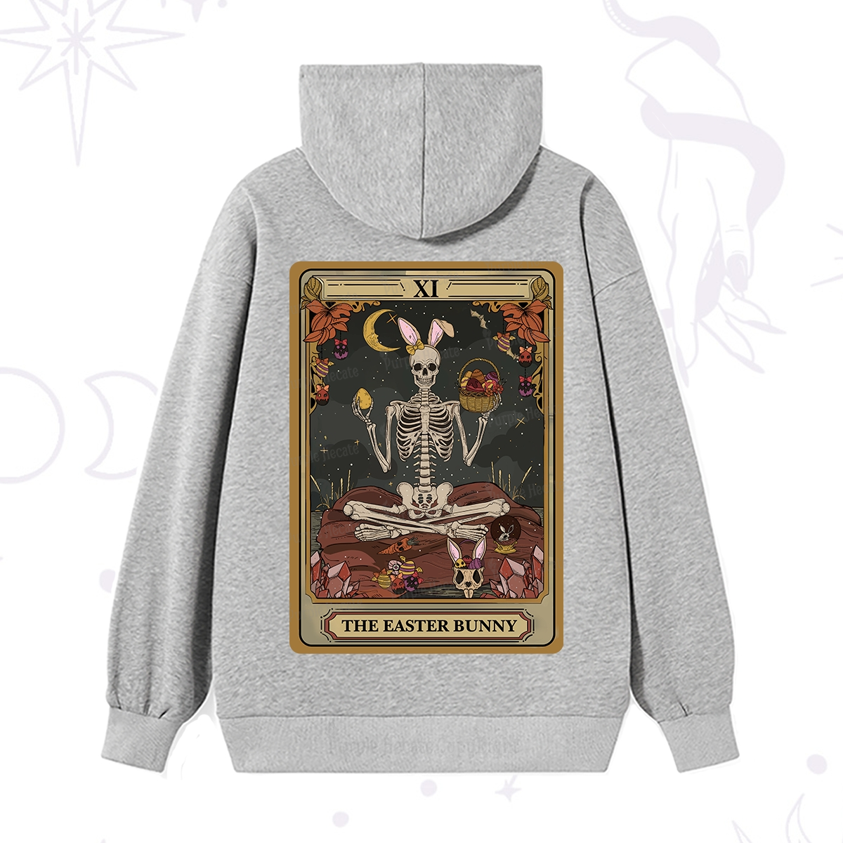 Purplehecate The Easter Bunny Tarot Hoodie