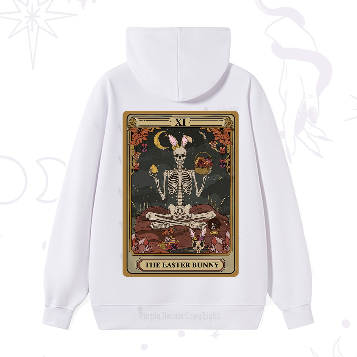 Purplehecate The Easter Bunny Tarot Hoodie