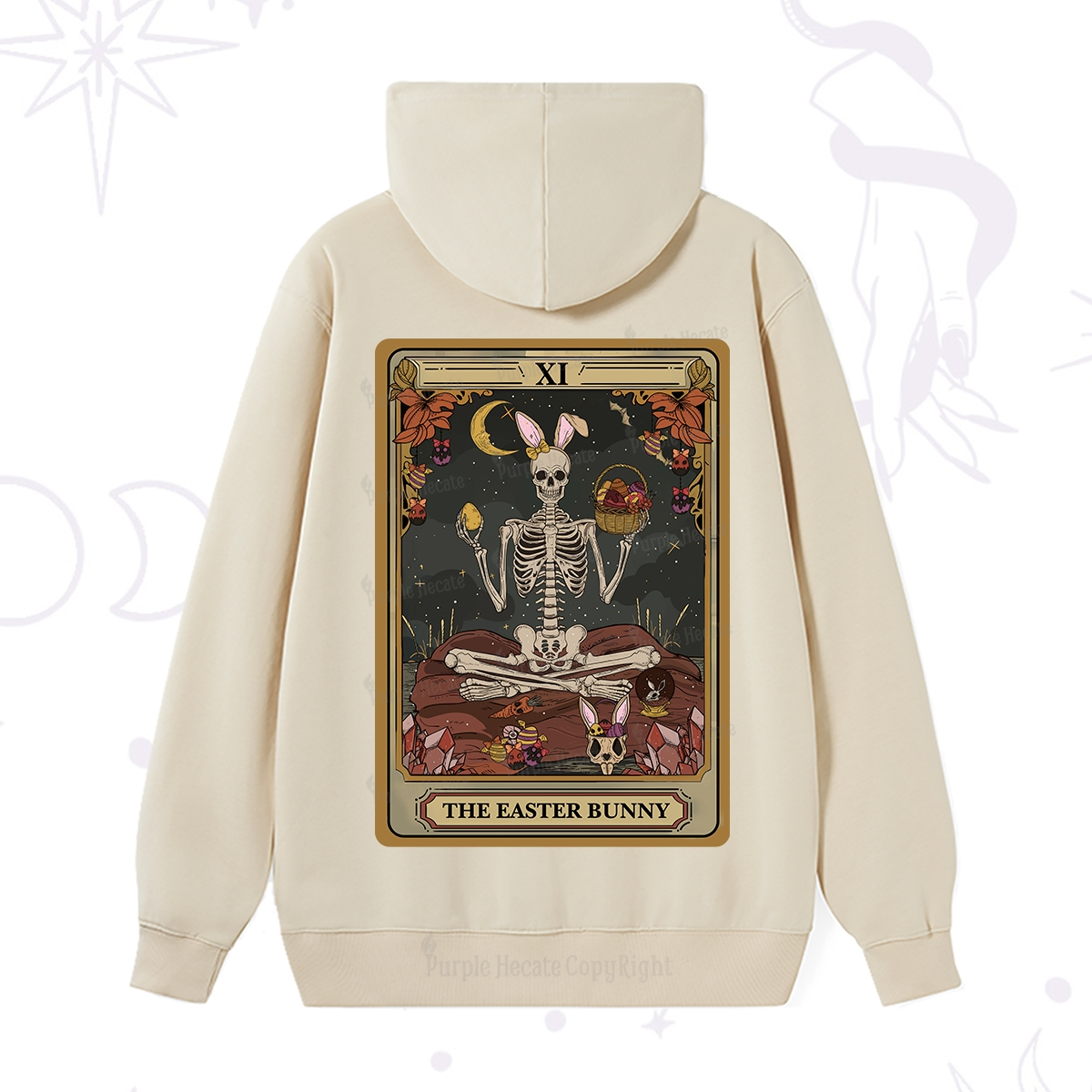 Purplehecate The Easter Bunny Tarot Hoodie