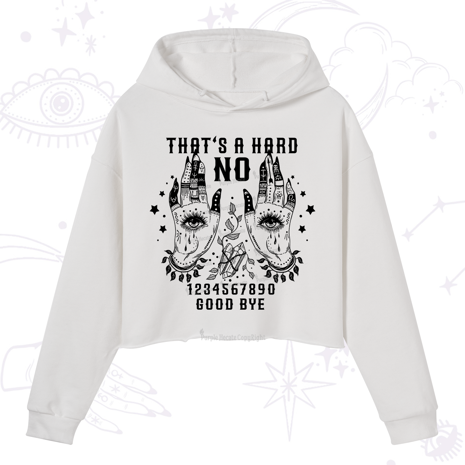 Purplehecate That's A Haro No Crop Hoodie