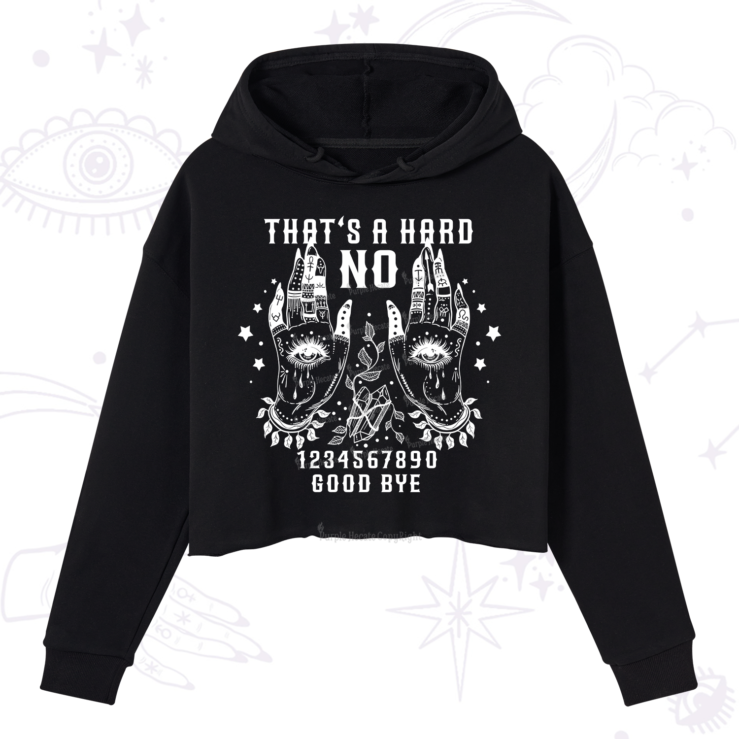 Purplehecate That's A Haro No Crop Hoodie