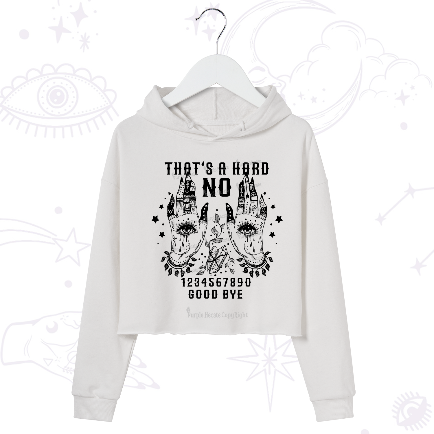 Purplehecate That's A Haro No Crop Hoodie