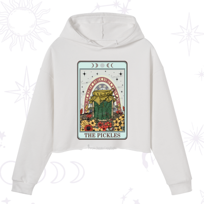 Purplehecate The Pickles Tarot Crop Hoodie