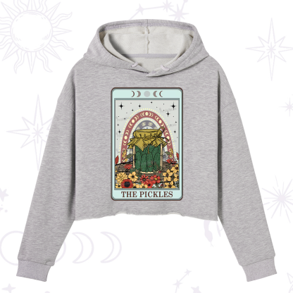Purplehecate The Pickles Tarot Crop Hoodie