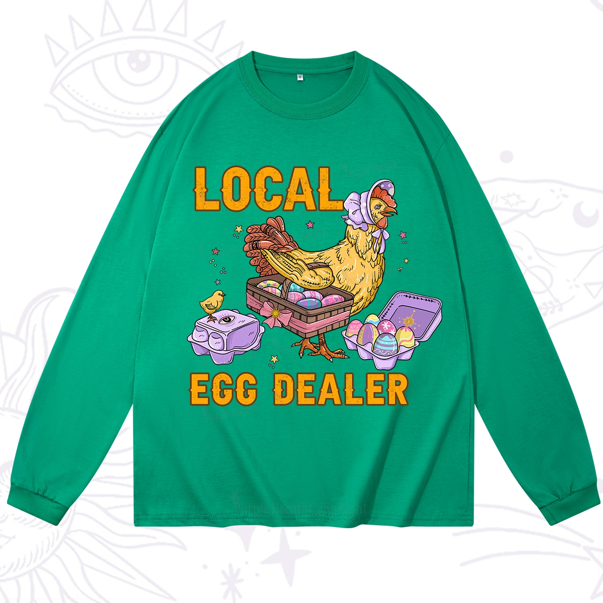 Purplehecate Local Egg Dealer Long Sleeve T-Shirt