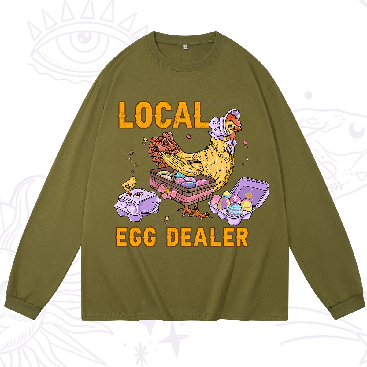 Purplehecate Local Egg Dealer Long Sleeve T-Shirt