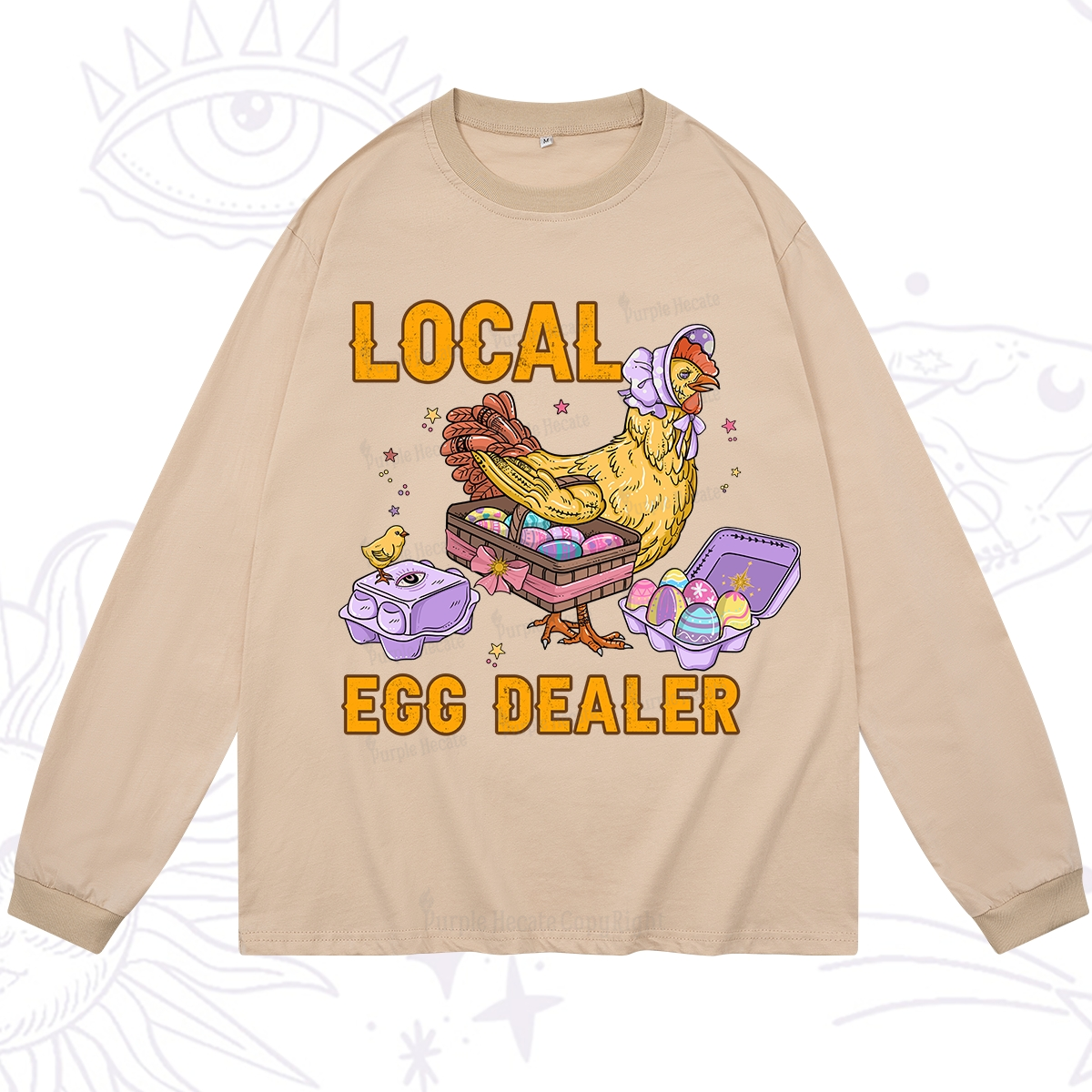 Purplehecate Local Egg Dealer Long Sleeve T-Shirt