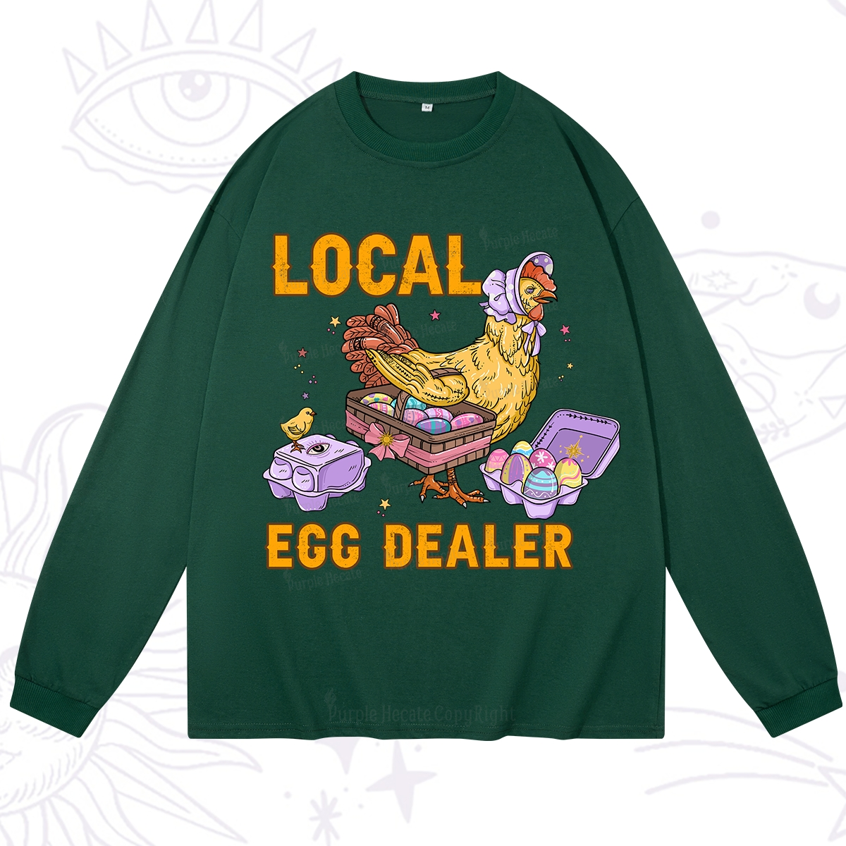 Purplehecate Local Egg Dealer Long Sleeve T-Shirt