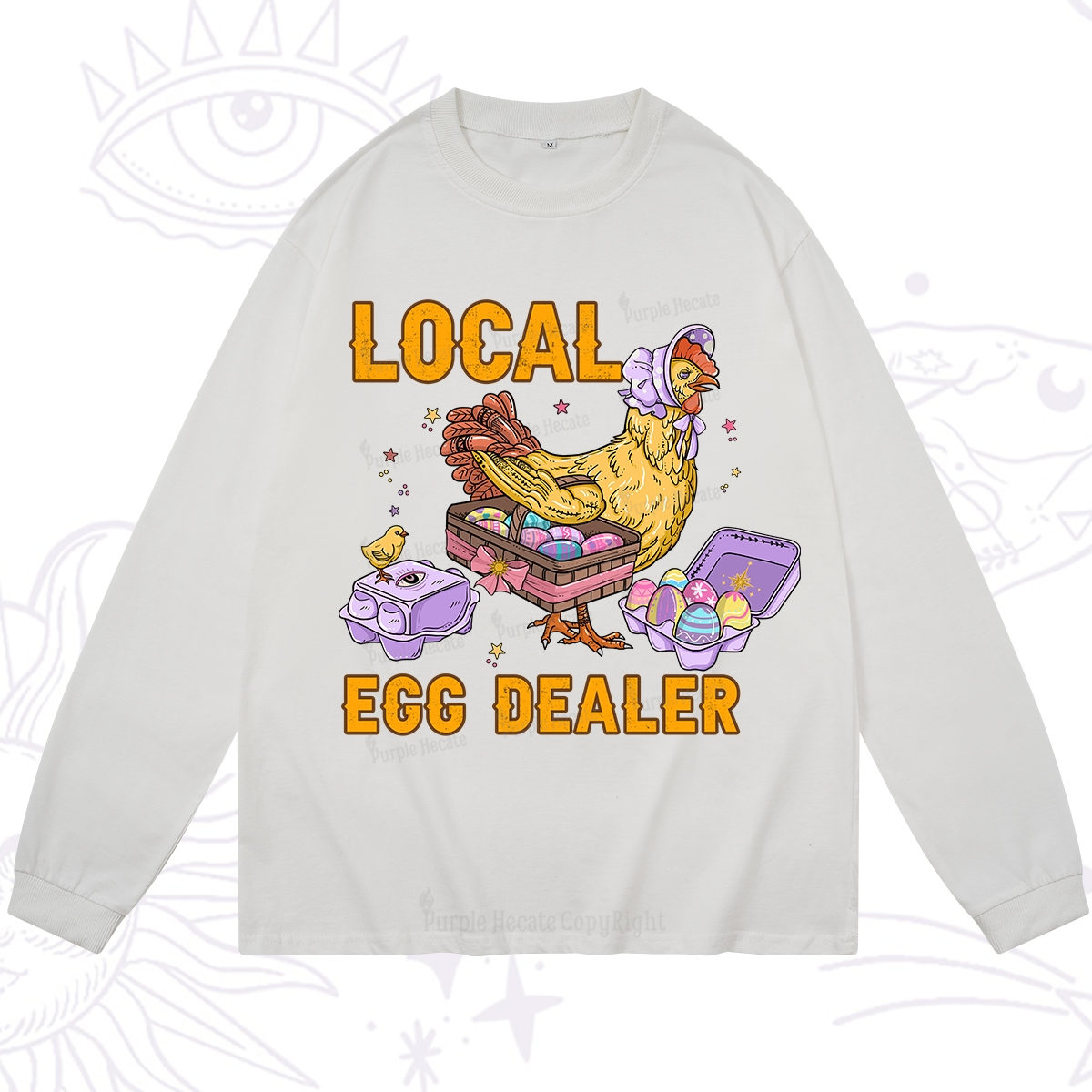 Purplehecate Local Egg Dealer Long Sleeve T-Shirt