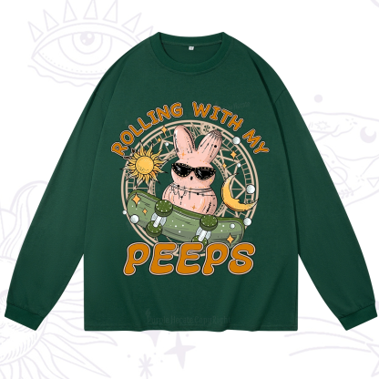 Purplehecate Rolling With My Peeps Long Sleeve T-Shirt