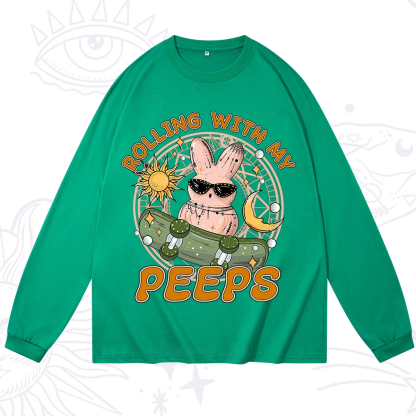 Purplehecate Rolling With My Peeps Long Sleeve T-Shirt