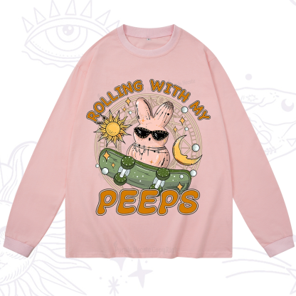 Purplehecate Rolling With My Peeps Long Sleeve T-Shirt