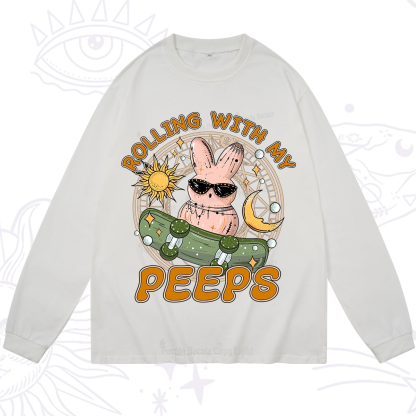 Purplehecate Rolling With My Peeps Long Sleeve T-Shirt