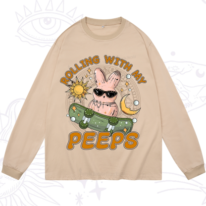 Purplehecate Rolling With My Peeps Long Sleeve T-Shirt