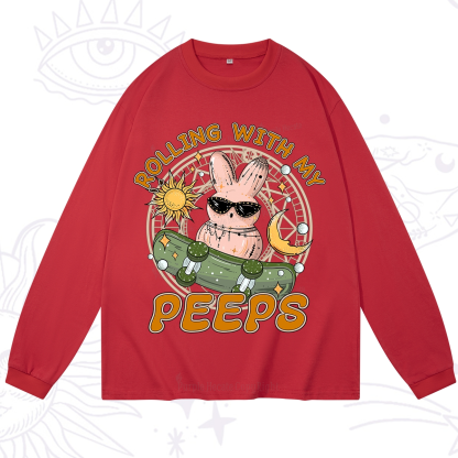 Purplehecate Rolling With My Peeps Long Sleeve T-Shirt