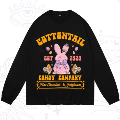 Purplehecate Cottontail Candy Company Easter Long Sleeve T-Shirt