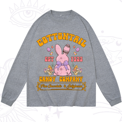 Purplehecate Cottontail Candy Company Easter Long Sleeve T-Shirt