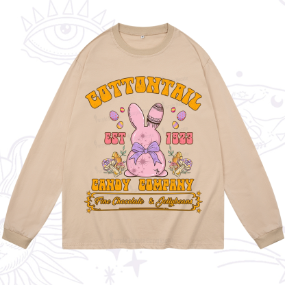 Purplehecate Cottontail Candy Company Easter Long Sleeve T-Shirt
