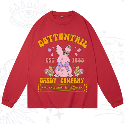 Purplehecate Cottontail Candy Company Easter Long Sleeve T-Shirt