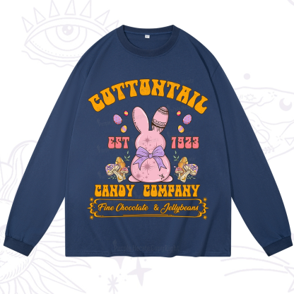 Purplehecate Cottontail Candy Company Easter Long Sleeve T-Shirt