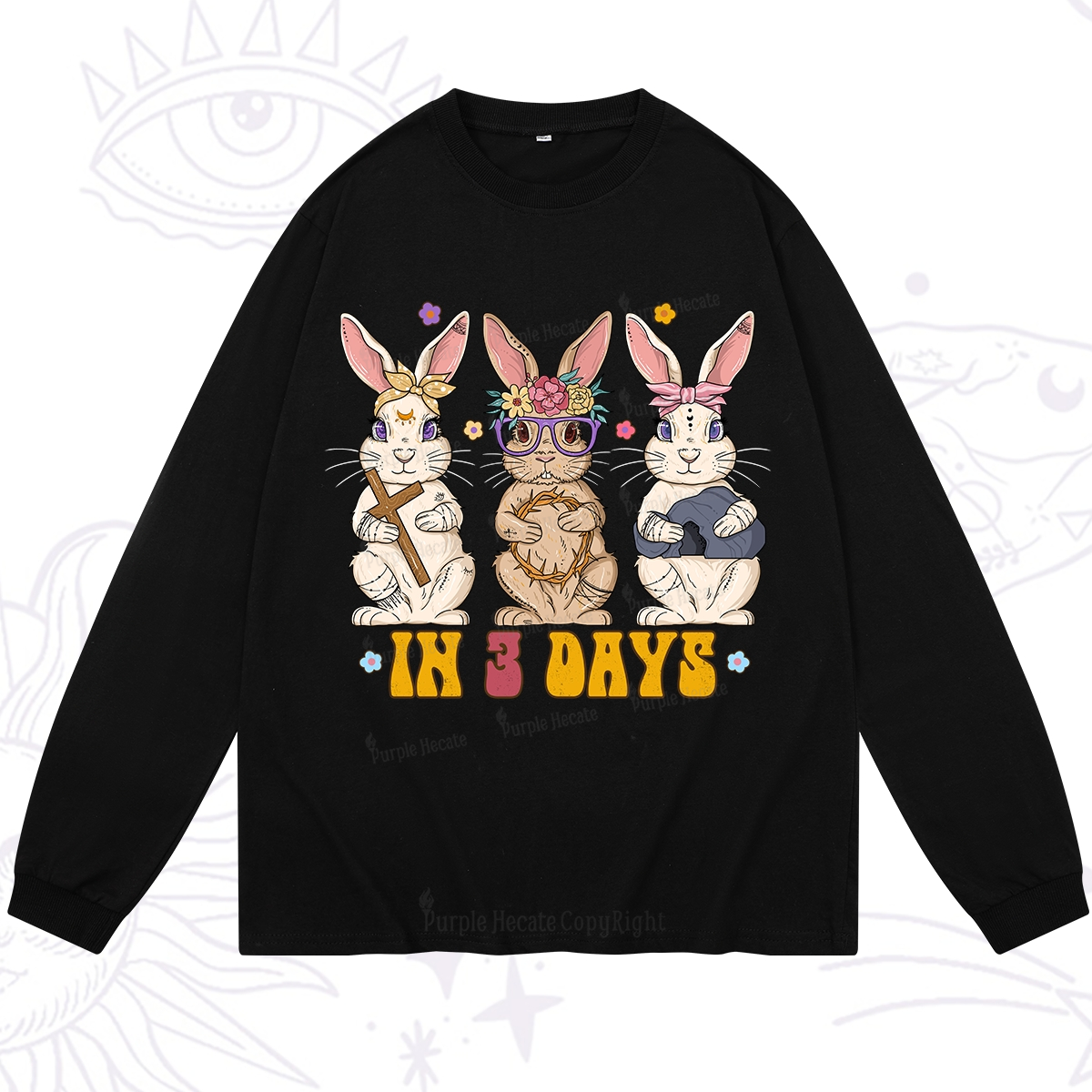 Purplehecate In 3 Days Easter Long Sleeve T-Shirt
