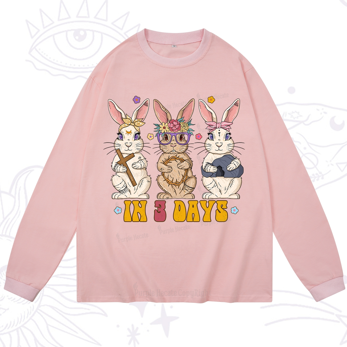 Purplehecate In 3 Days Easter Long Sleeve T-Shirt