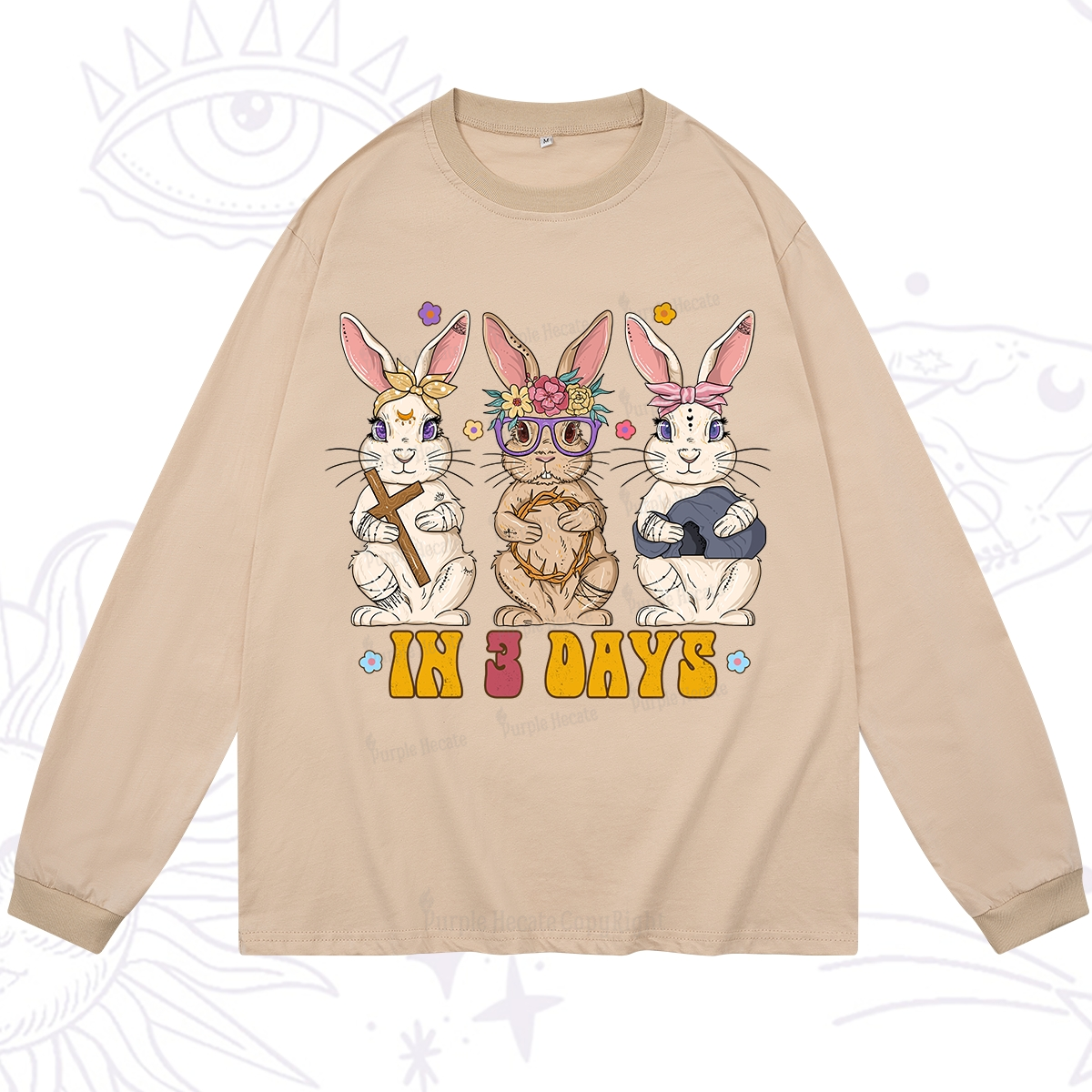 Purplehecate In 3 Days Easter Long Sleeve T-Shirt