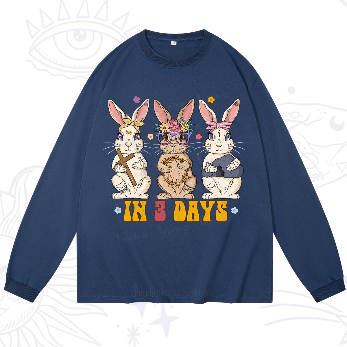 Purplehecate In 3 Days Easter Long Sleeve T-Shirt