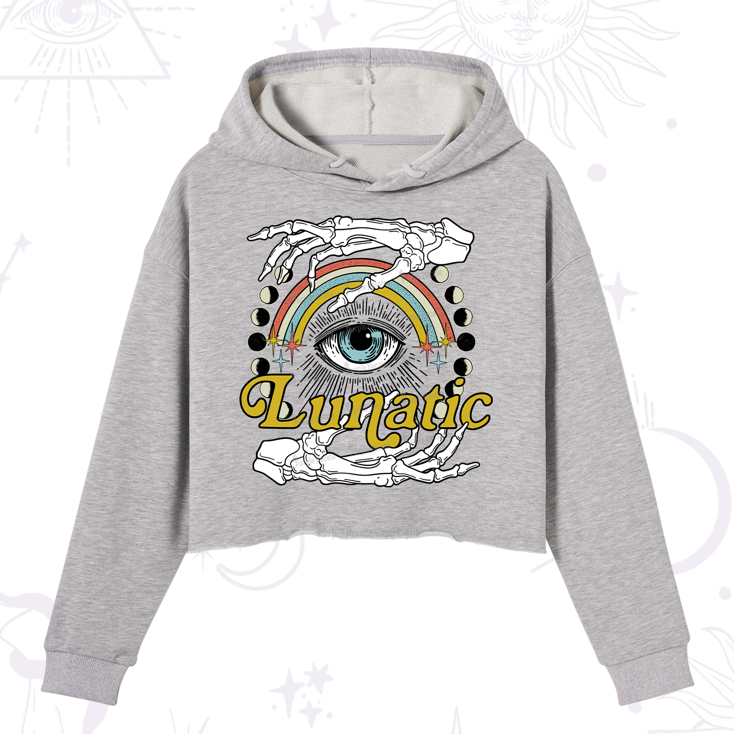 Purplehecate Lunatic Crop Hoodie