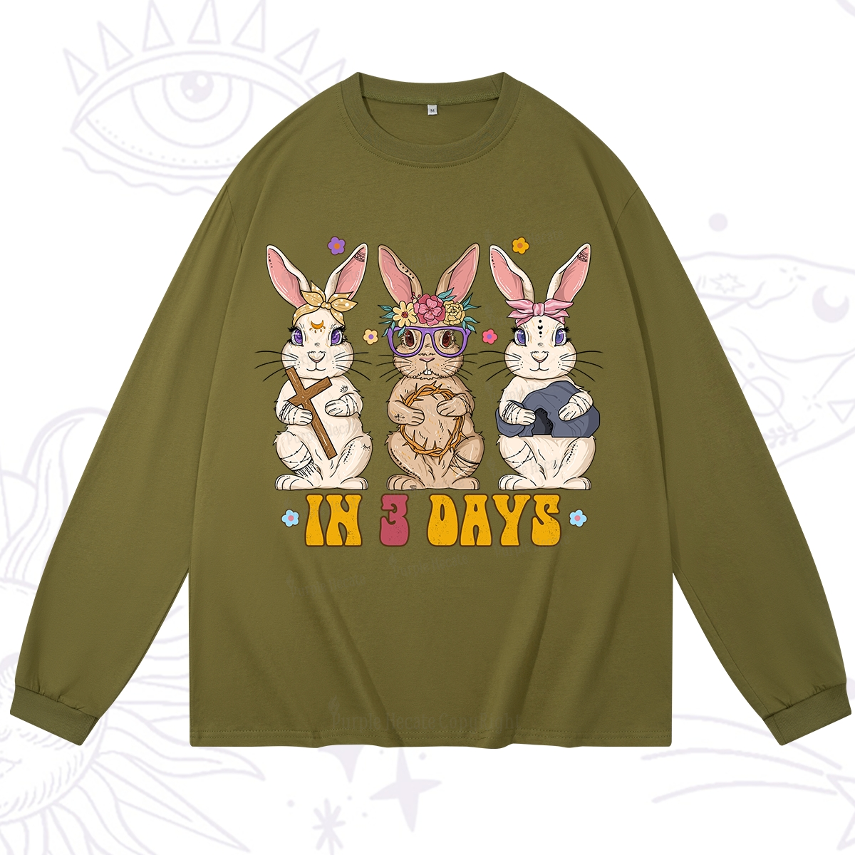 Purplehecate In 3 Days Easter Long Sleeve T-Shirt