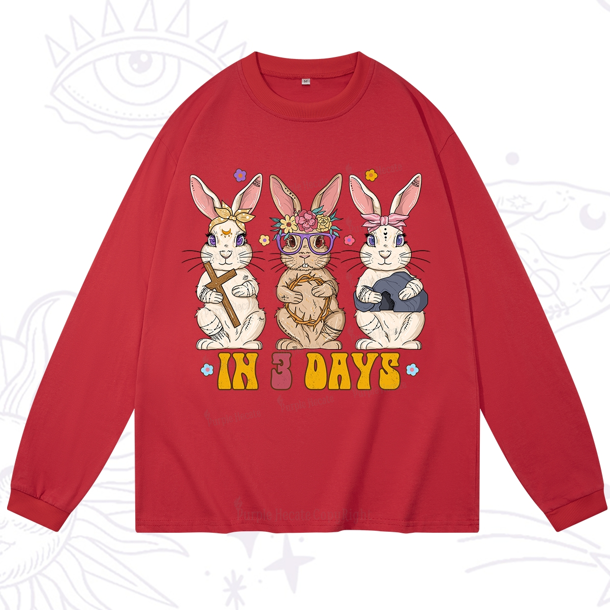 Purplehecate In 3 Days Easter Long Sleeve T-Shirt